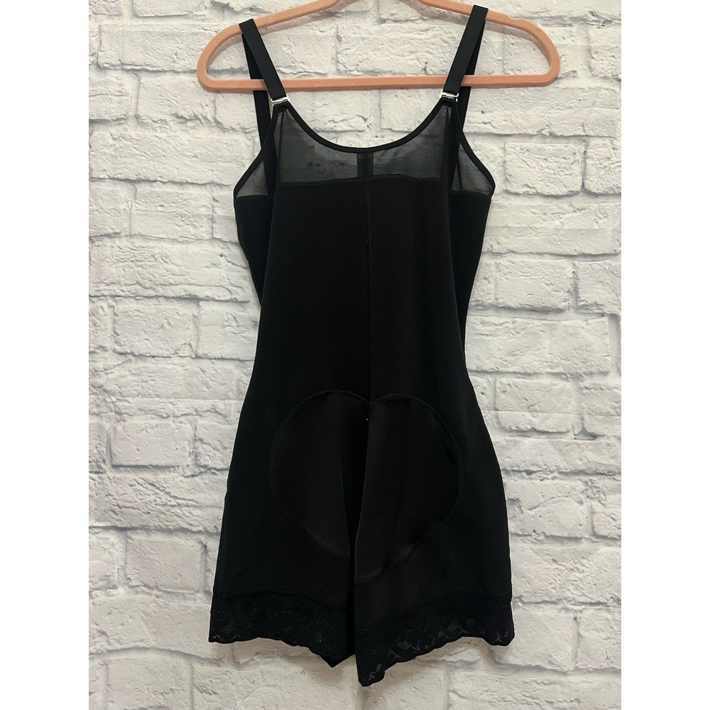 SHAPERX Women Shapewear Tummy Control Fajas Colombiana Open Bust Bodysuit Size M - Picture 3 of 4